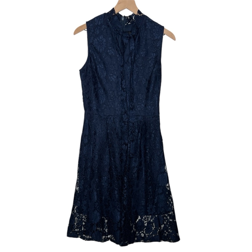 NWT Alexia Admor Elegant Navy Lace Dress